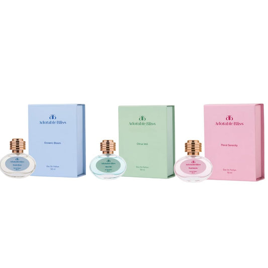 OCEANIC BLOOM , CITRUS VEIL & FLORAL SERENITY(50ML*3)
