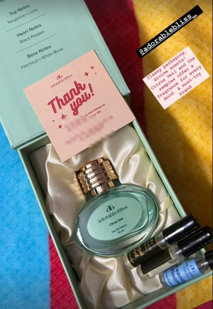 Classy packaging, divine scents! Citrus Veil and the samples offer a fragrance for every mood. A must-try brand