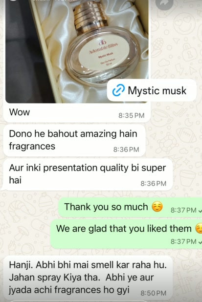 Dono he bahout amazing hain fragrances
Aur inki presentation quality bi super hai